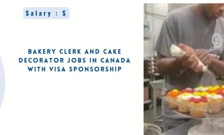 Bakery Clerk and Cake Decorator Jobs in Canada