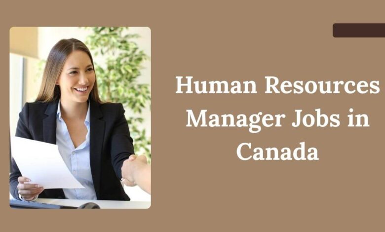 Human Resources Manager Jobs in Canada