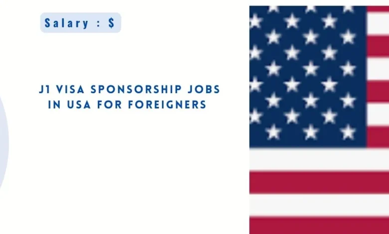 J1 Visa Sponsorship Jobs in USA