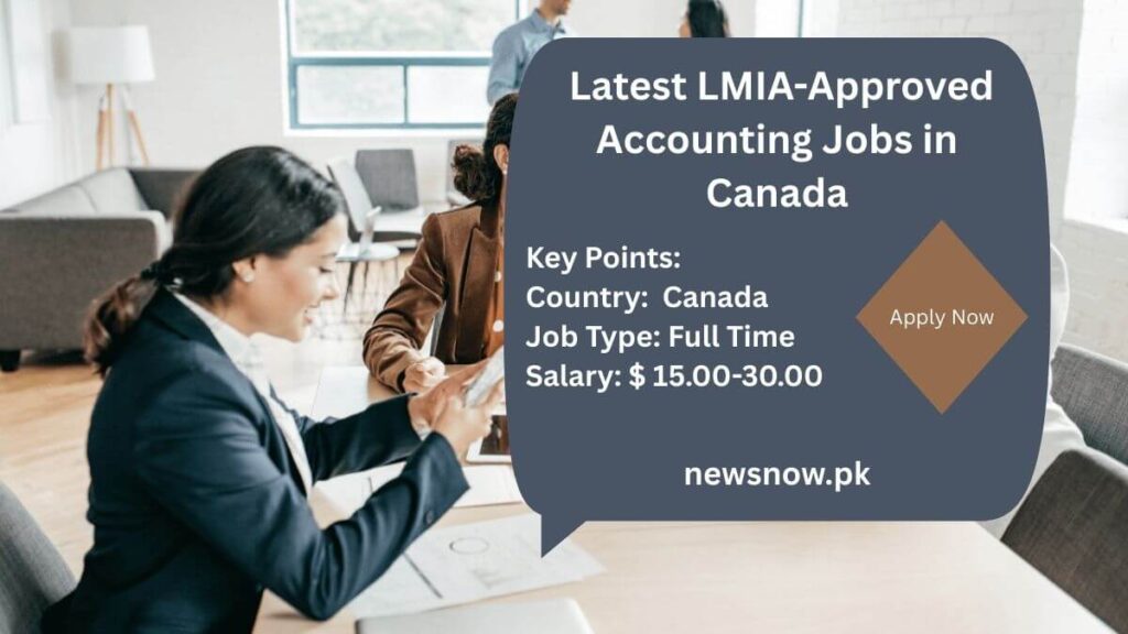 Latest LMIA-Approved Accounting Jobs in Canada