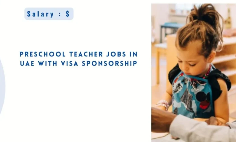 Preschool Teacher Jobs in UAE