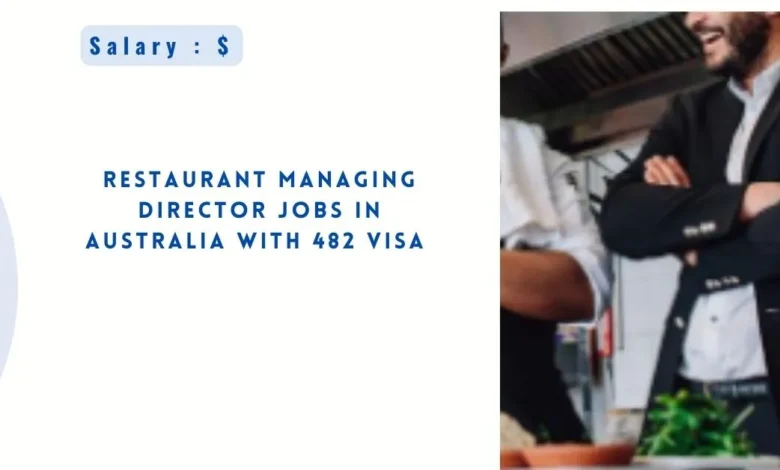 Restaurant Managing Director Jobs in Australia