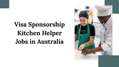 Visa Sponsorship Kitchen Helper Jobs in Australia