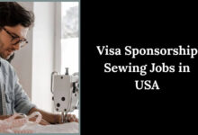 Visa Sponsorship Sewing Jobs in USA