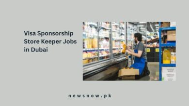 Visa Sponsorship Store Keeper Jobs in Dubai