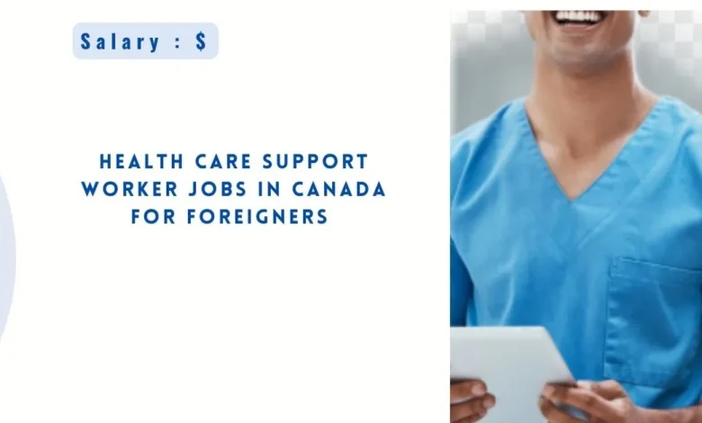 Health Care Support Worker Jobs In Canada