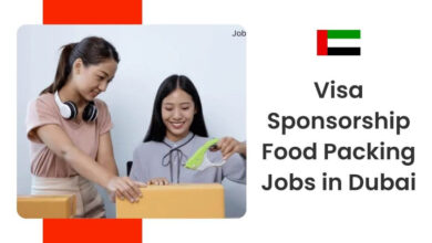 Visa Sponsorship Food Packing Jobs in Dubai