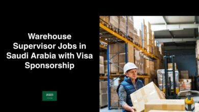 Warehouse Supervisor Jobs in Saudi Arabia with Visa Sponsorship