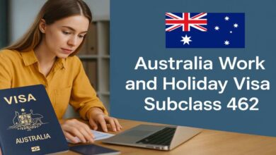 Australia Work and Holiday Visa Subclass 462