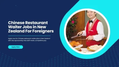 Chinese Restaurant Waiter Jobs in New Zealand