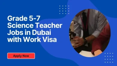 Grade 5-7 Science Teacher Jobs in Dubai
