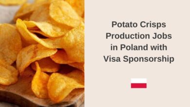 Potato Crisps Production Jobs in Poland with Visa Sponsorship