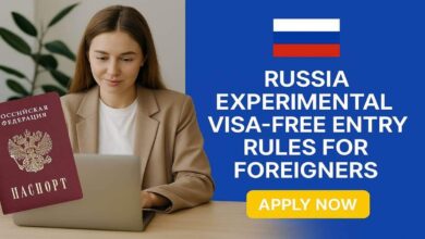 Russia Experimental Visa-Free Entry Rules for Foreigners