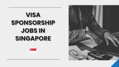 Visa Sponsorship Jobs in Singapore