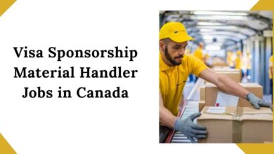 Visa Sponsorship Material Handler Jobs in Canada